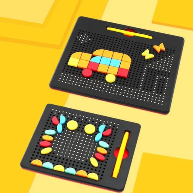 Magnetic Beads With Puzzle