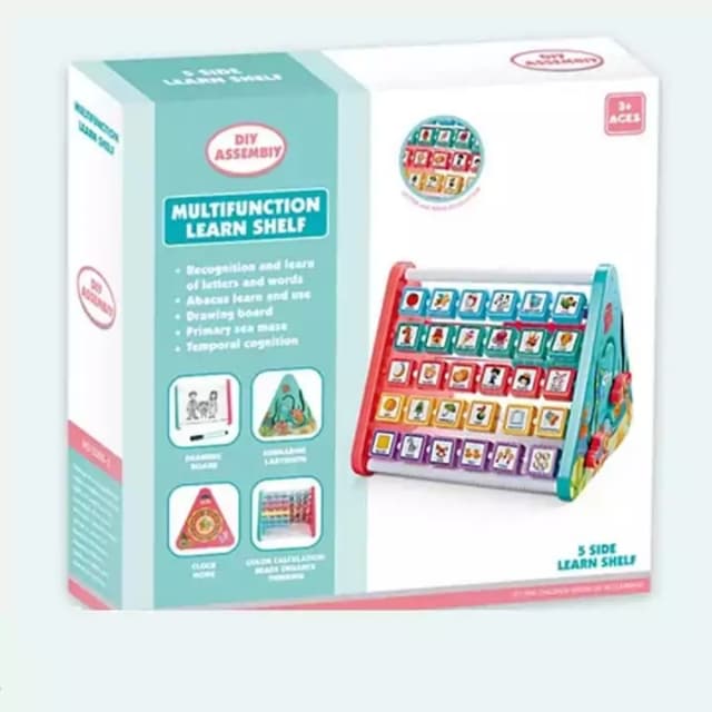 5 in 1 Multifunction Learning Activity Shelf