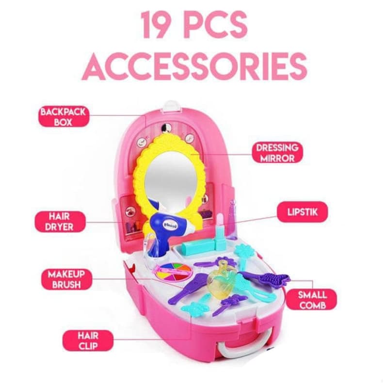 Portable Makeup Set Backpack