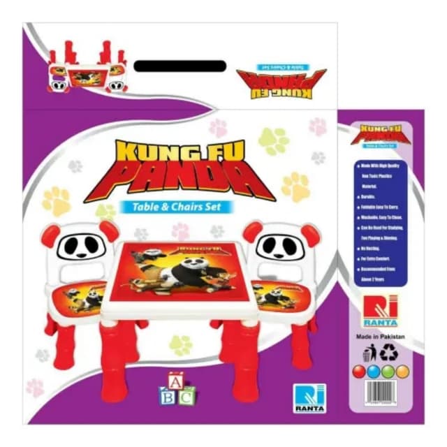 Kung Fu Panda Table & Chair