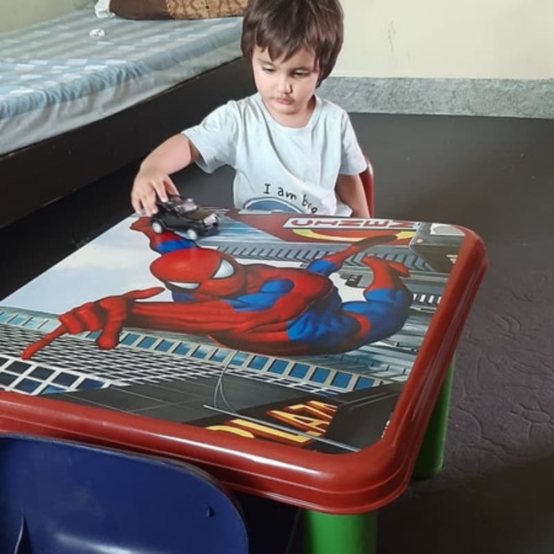 Spiderman Table And Chair